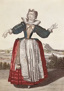 Radegonda, postava Commedia dell