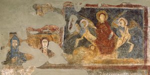 Zbytky fresky, Santa Maria Antiqua, Řím od Italian School