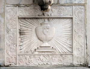 Reprezentace svatého grálu v katedrále v Miláně (Duomo di Milano) od Italian School