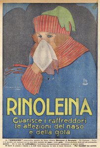 Rinolein (barevná litografie) od Italian School