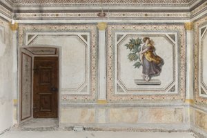 Pokoj hudby (freska) od Italian School