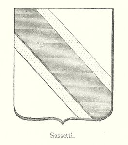 Sassetti (rytina) od Italian School