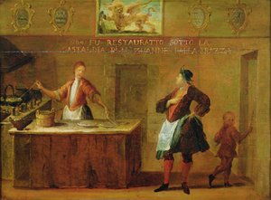 Znamení cechu benátských cukrářů (panel) od Italian School