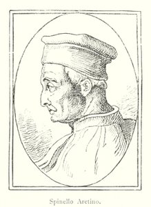 Spinello Aretino (rytina) od Italian School