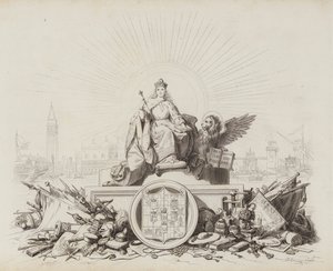 Storia Veneta (rytina) od Italian School