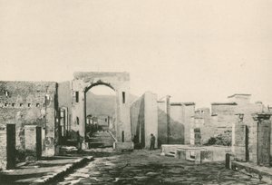 Caligulův oblouk tak, jak je (hlubotisk) od Italian School