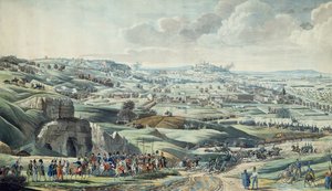 Útok na Paříž spojeneckými jednotkami, pohled z Pantin Heights, 30. března od Italian School