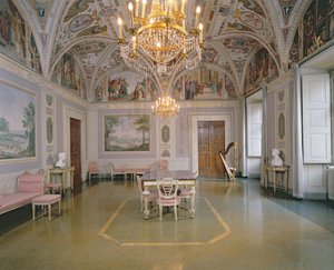 Audience Room, fresky namalované Matteem Rossellim (1578-1650) v roce 1623 od Italian School