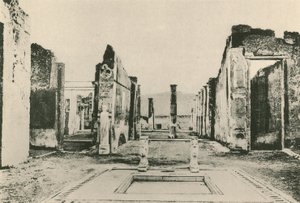 Dům Caia Cornelia Rufuse tak, jak je (hlubotisk) od Italian School