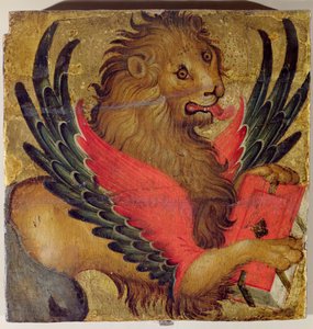 Lev svatého Marka (olej na desce) od Italian School