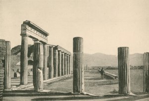 Trojúhelníkové fórum tak, jak je (hlubotisk) od Italian School