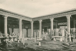 Viridarium v Domě Vettiů. Jak to bylo (hlubotisk) od Italian School