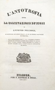 Titulní strana, z The Antotrophy Or The Cultivation Of Flowers od Antonia Piccioliho, pub. 1834 (rytina) od Italian School