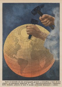 Tot (barevná litografie) od Italian School