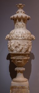 Váza s klasickou scénou, cca 1825 (alabastr) od Italian School