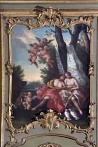 Venuše a Adonis od Italian School