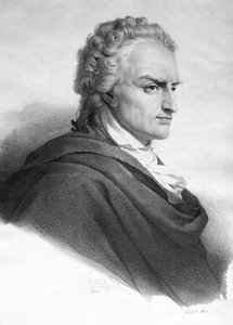 Vittorio Alfieri , italský dramatik a básník (rytina) od Italian School