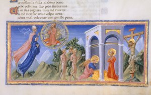 Yates Thompson 36, f.141 The Mystery of the Redemption, from 