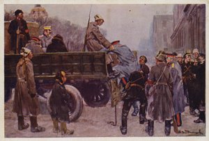 Zatčení ruských generálů během únorové revoluce v roce 1917 od Ivan Alexeyevich (after) Vladimirov