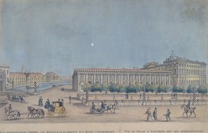 Anichkovský palác v Petrohradě, 1814 od Ivan Alexeyevich Ivanov