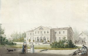 Zámek Priyutino, 1830 od Ivan Alexeyevich Ivanov