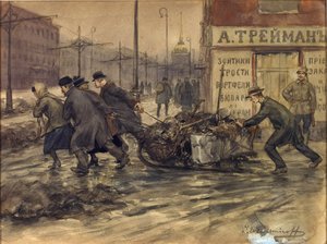 Bohatí obchodníci a ruští šlechtici se pustili do vytahování odpadků ze dvorů od Ivan Alexeyevich Vladimirov