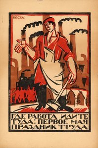 1. květen - Svátek práce, 1920.