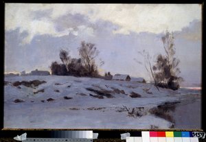 Brzké jaro. Obraz Ivana Ivanoviče Yendogurova (1861-1898), olej na plátně, ruské umění 19. století. Státní Treťjakovská galerie, Moskva. od Ivan Ivanovich Yendogurov