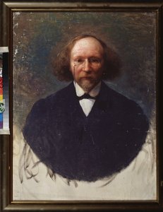 Portrét du sing Vjačeslav (Vjačeslav) Ivanov (1866-1949). Malíř Ivan Kirillovič Parkhomenko (1870-1940), huile sur toile