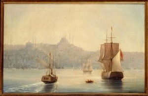 Konstantinopol, přístav / obraz I.K. Aivazovského