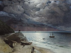 Noc v Gurzufu, 1891