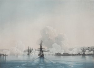 Sevastopol. Fort Constantine. Fort Nicholas, 50. léta 19. století od Ivan Konstantinovich Aivazovsky