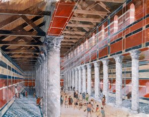 Baths basilica, Wroxeter Roman City, 1.-3. století, 1990-2010 od Ivan Lapper