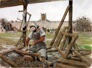 Carpenter, hrad Scarborough, 12. století, c1990-2010