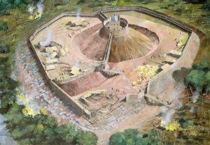Hrad Pickering, 12. století, c1990-2010
