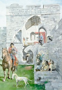 Hrad Pickering, c13. století, c1990-2010 od Ivan Lapper
