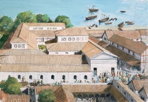 Římská pevnost Richborough, 3. století. 1990-2010 od Ivan Lapper