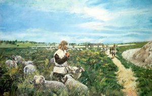 Krajina Stonehenge, c2500BC, c1990-2010 od Ivan Lapper