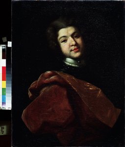 Portrét barona Sergeje Stroganova (1707-1756) (Portrét barona Sergeje Stroganova). Obraz od Ivana Nikitiče Nikitina (Nikitin) (cca 1680-po 1742), olej na plátně