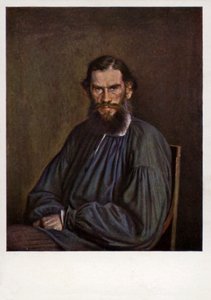 Lev Tolstoj, ruský prozaik, povídkář a dramatik od Ivan Nikolaevich Kramskoy