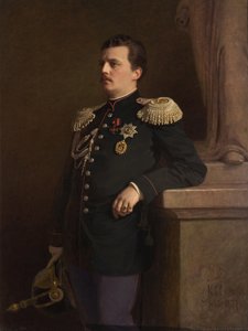 Portrét velkovévody Vladimira Alexandroviče z Ruska 1847-1909, 80. léta 19. století