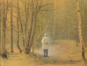 Lev Tolstoj v Zakazském lese