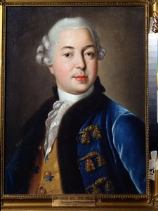 Portrait du prince Serguei M. Golitsyn (Portrét prince Serguey M. Golitsyn). Obraz Ivana Petroviče Argunova (Argounova) (1729-1802). Olej na plátně, 56 x 42 cm od Ivan Petrovich Argunov
