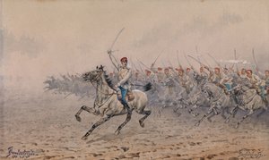 Poplatek kavalérie od Ivan Petrovich Pryanishnikov