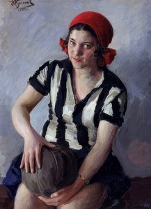 Sportovkyně. 1928 od Ivan Semyonovich Kulikov