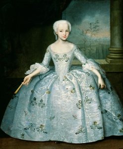 Portrét Sarah Eleonor Fermor (1740-1824) 1749-50 (olej na plátně)