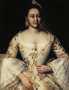 Portrét Stepanidy Yakovleva 1738-1781, po roce 1757