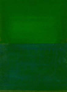 Prostor, čas, pohyb, zelená, 2010 od Izabella Godlewska de Aranda