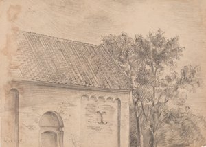 Církevní architektura se stromy od J.A. Jerichau (II)