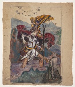 Studie po Dürerovi: Svatý Kryštof II